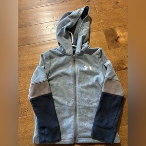 Under armour hoodie zip up boys youth x small